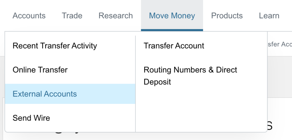 Charles Schwab ACH