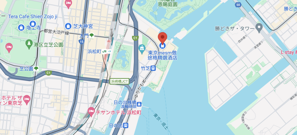 Mesm Tokyo 位置
