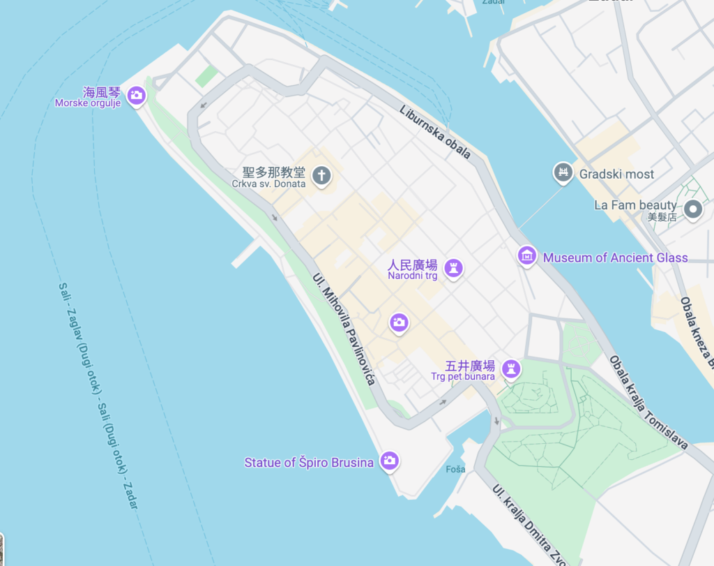 Zadar 景點